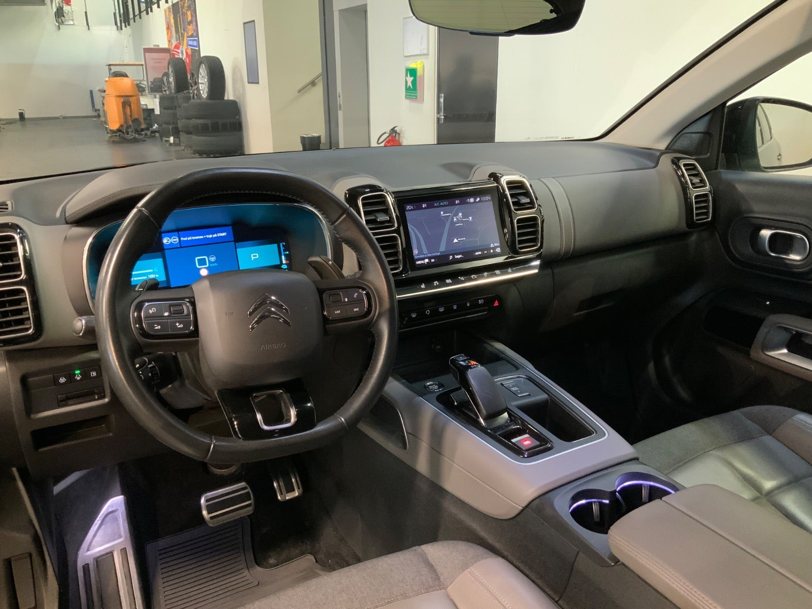 Blå Citroën C5 Aircross fra 2021