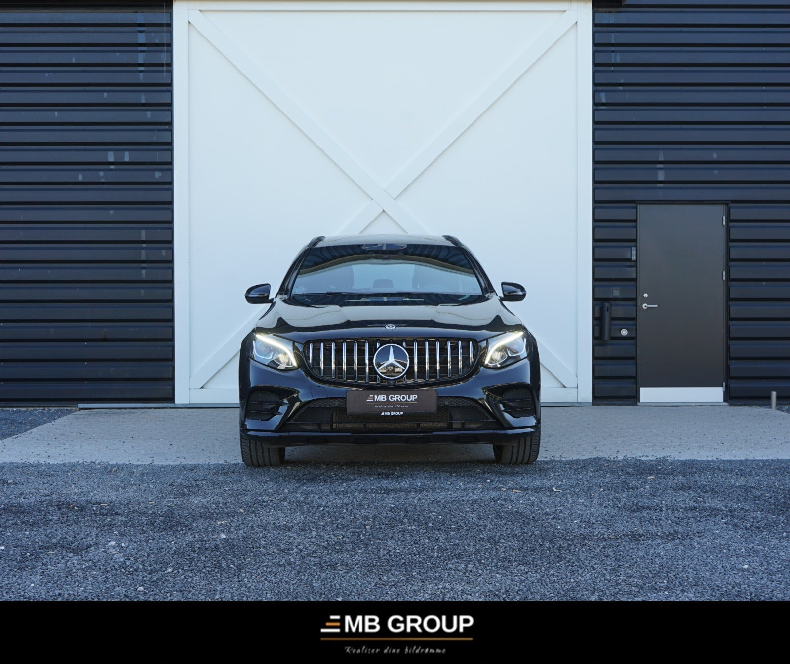 Sort Mercedes GLC43 fra 2017