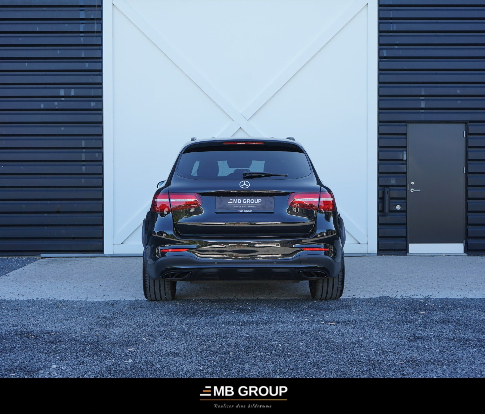 Sort Mercedes GLC43 fra 2017