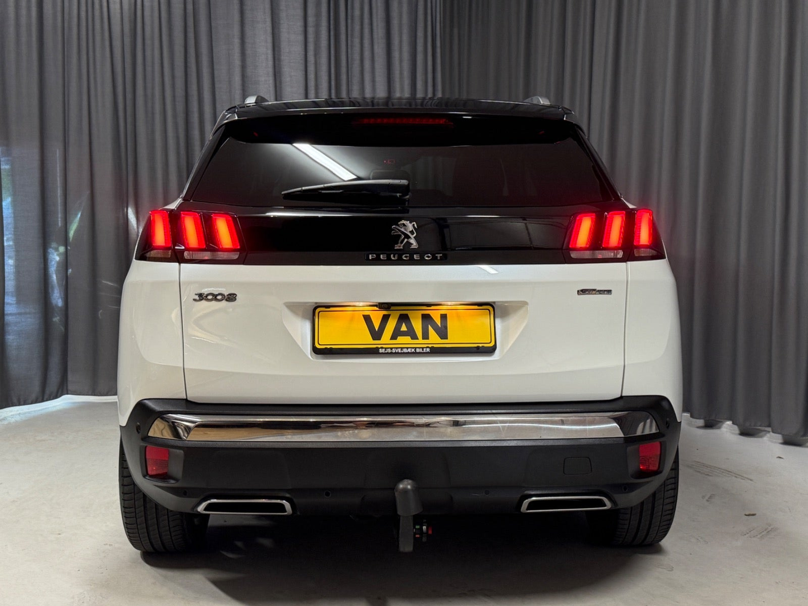 Hvid Peugeot 3008 fra 2019