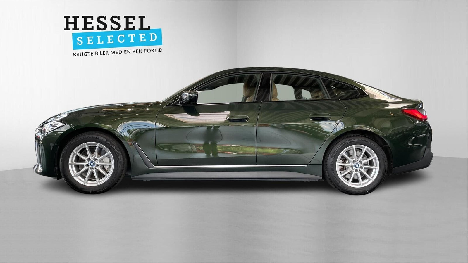 Grøn BMW i4 fra 2023