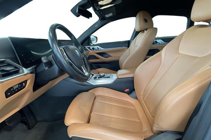 Grøn BMW i4 fra 2023
