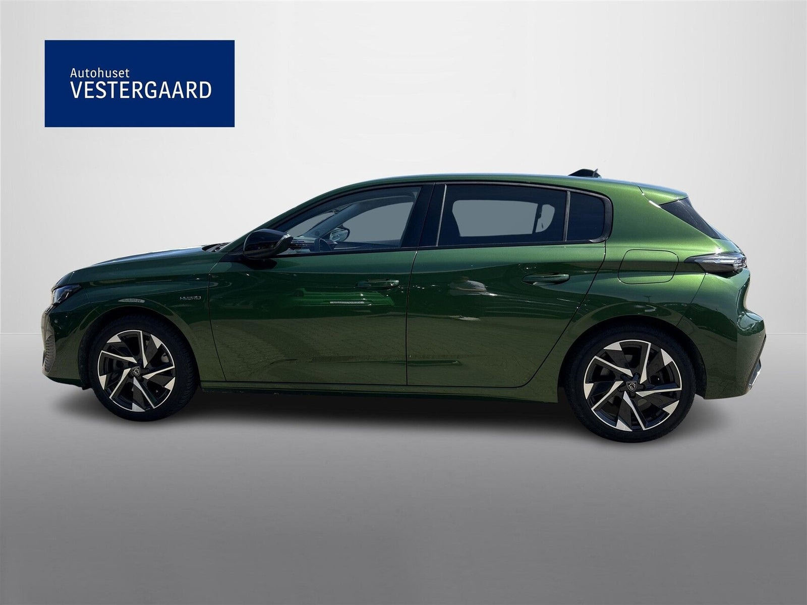 Grøn Peugeot 308 fra 2022