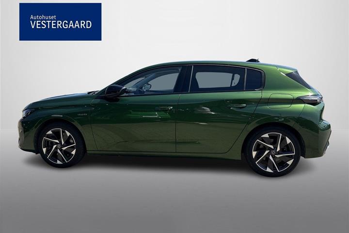 Grøn Peugeot 308 fra 2022