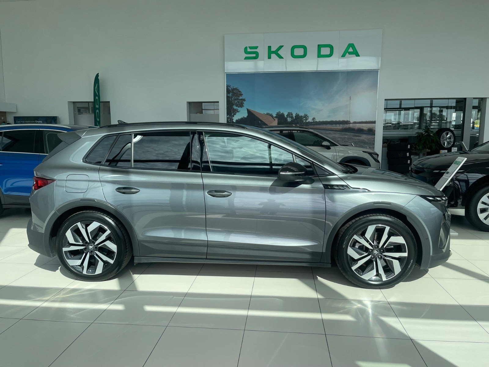 Grå Skoda Elroq fra 2025