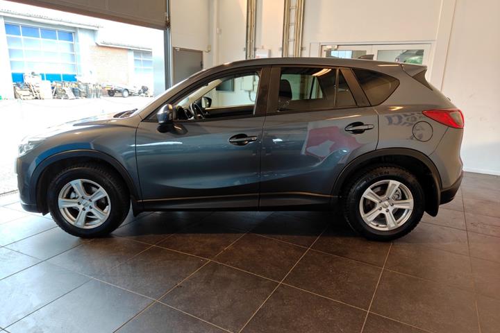 Blå Mazda CX-5 fra 2012