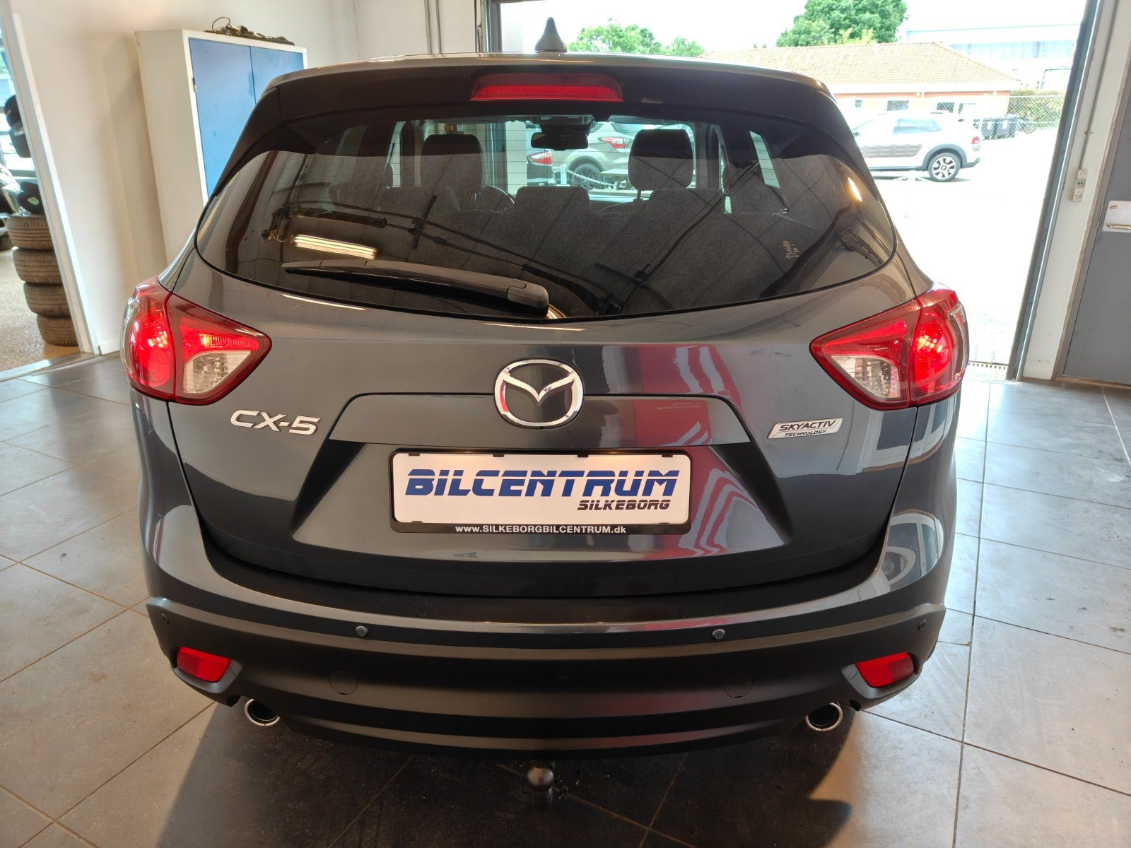 Blå Mazda CX-5 fra 2012