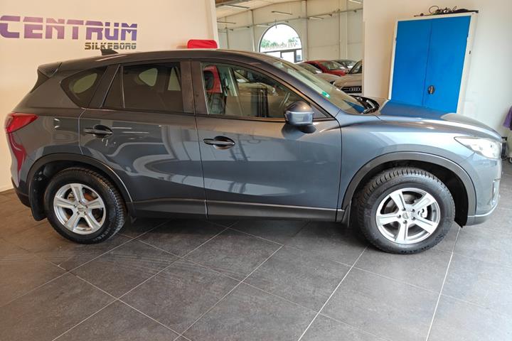 Blå Mazda CX-5 fra 2012