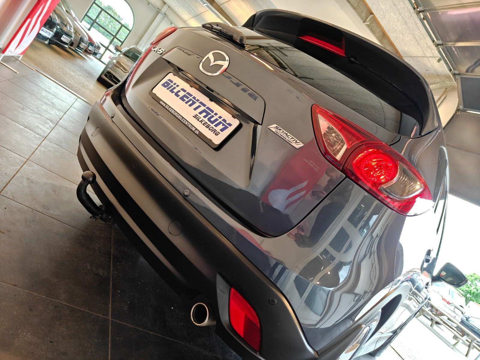 Blå Mazda CX-5 fra 2012