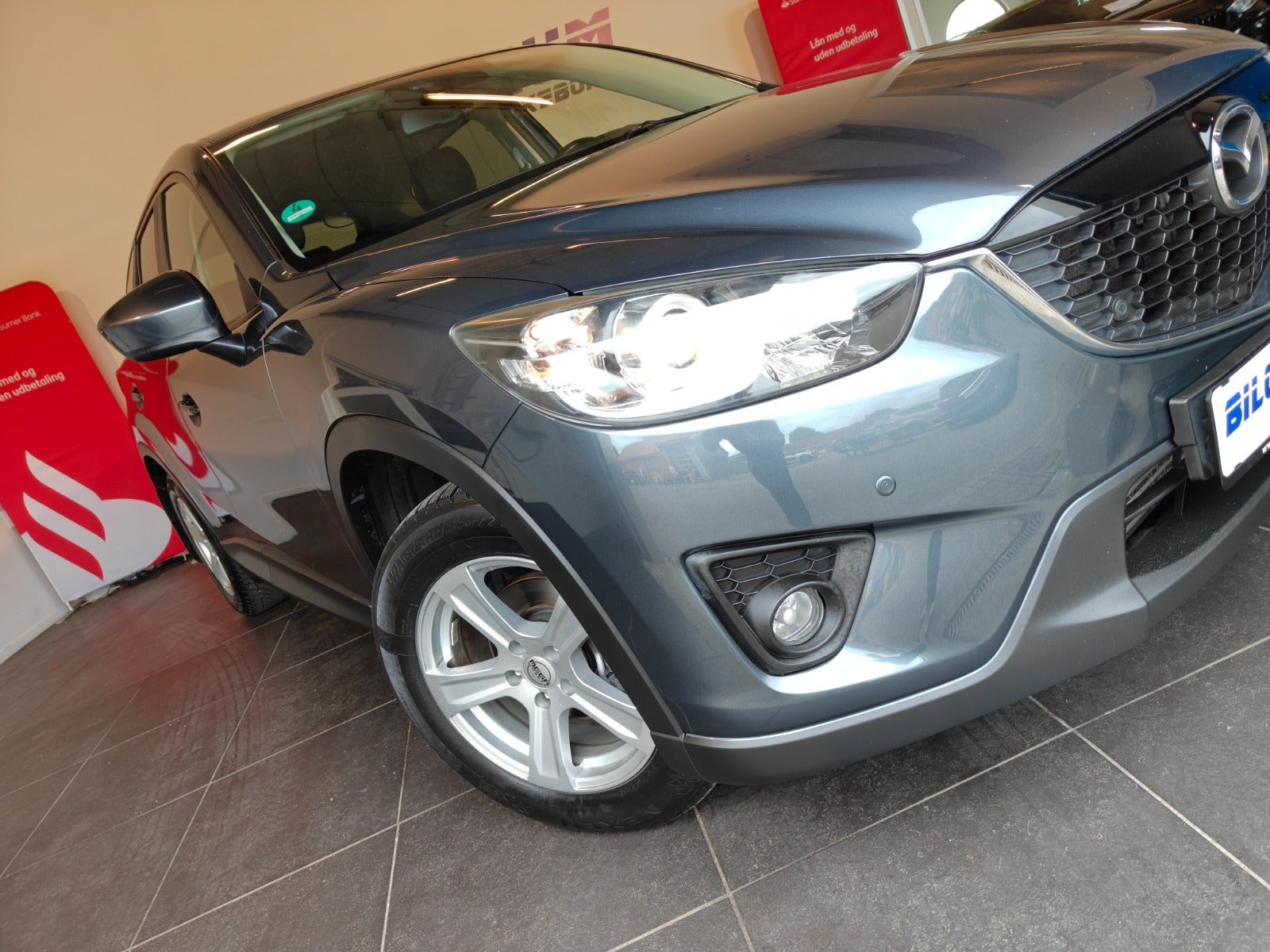 Blå Mazda CX-5 fra 2012