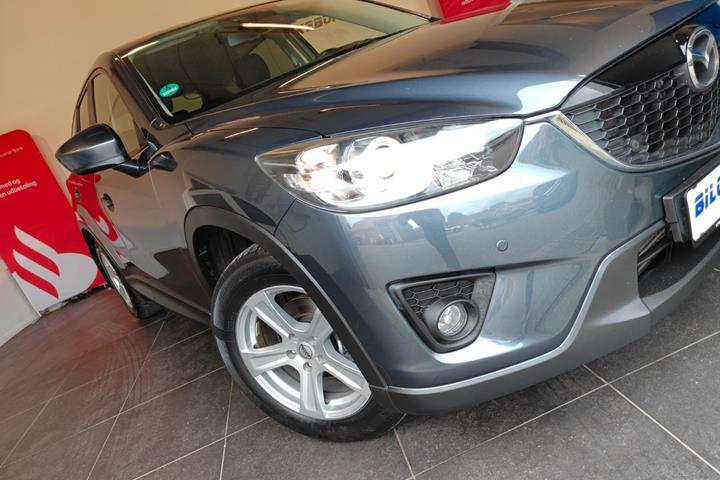 Blå Mazda CX-5 fra 2012