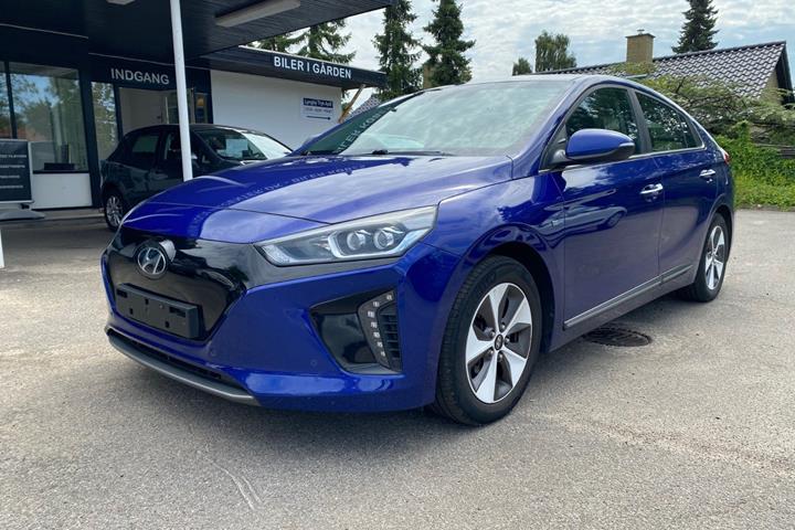 Blå Hyundai Ioniq fra 2019