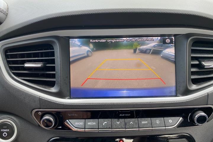 Blå Hyundai Ioniq fra 2019