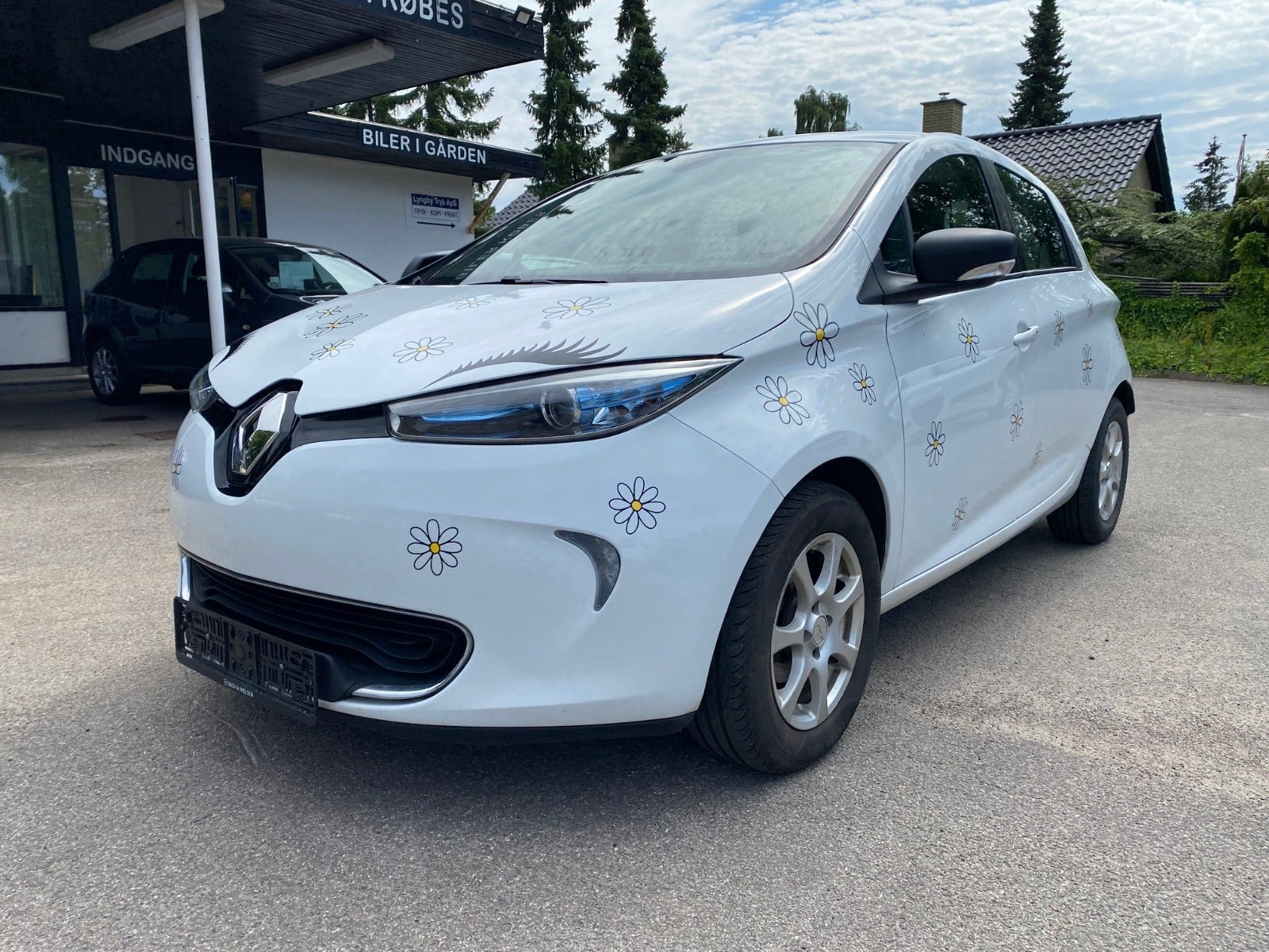 Hvid Renault Zoe fra 2019
