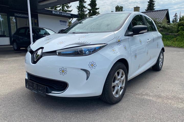 Hvid Renault Zoe fra 2019