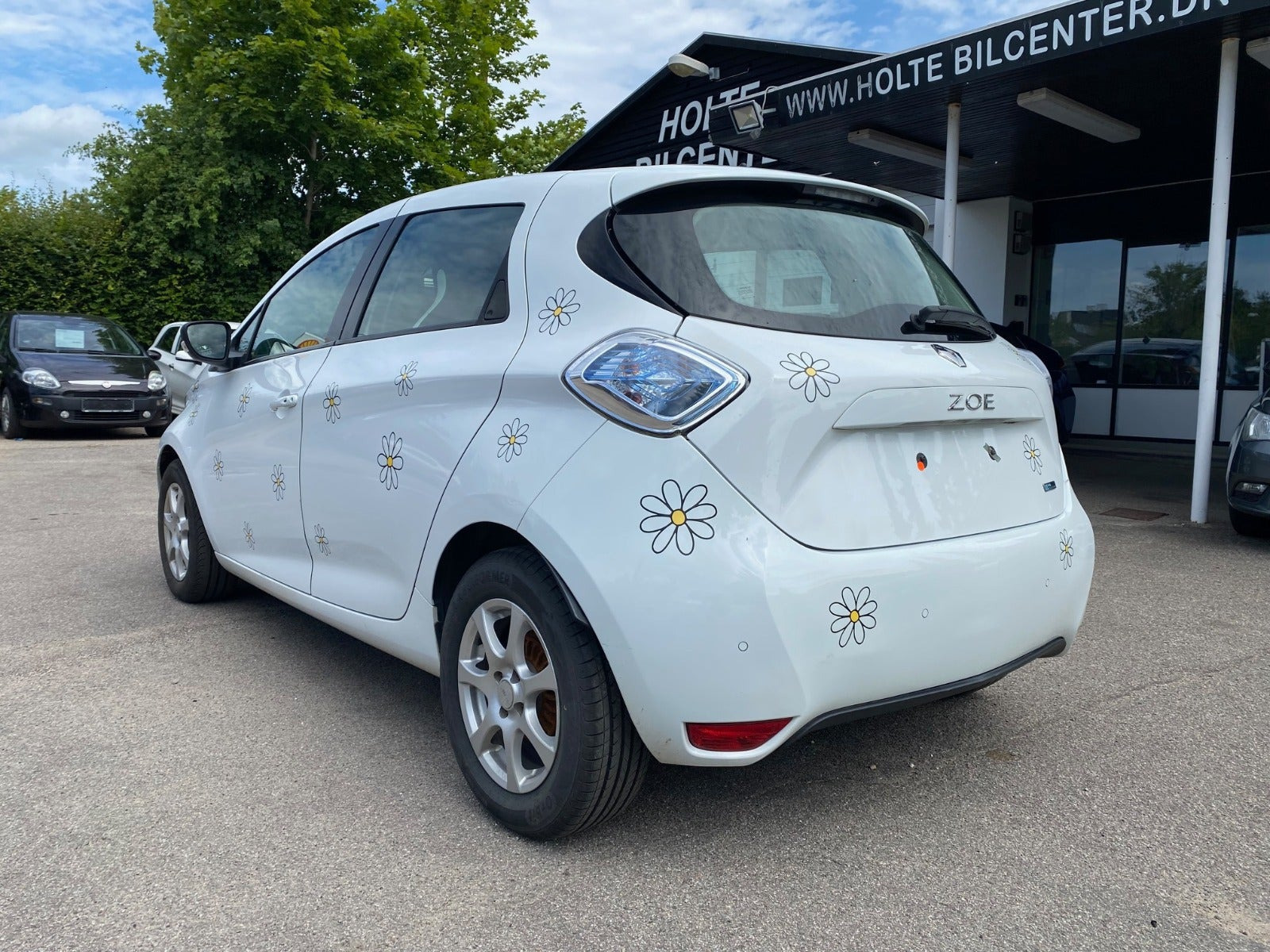 Hvid Renault Zoe fra 2019