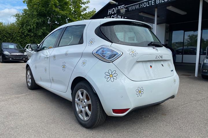 Hvid Renault Zoe fra 2019