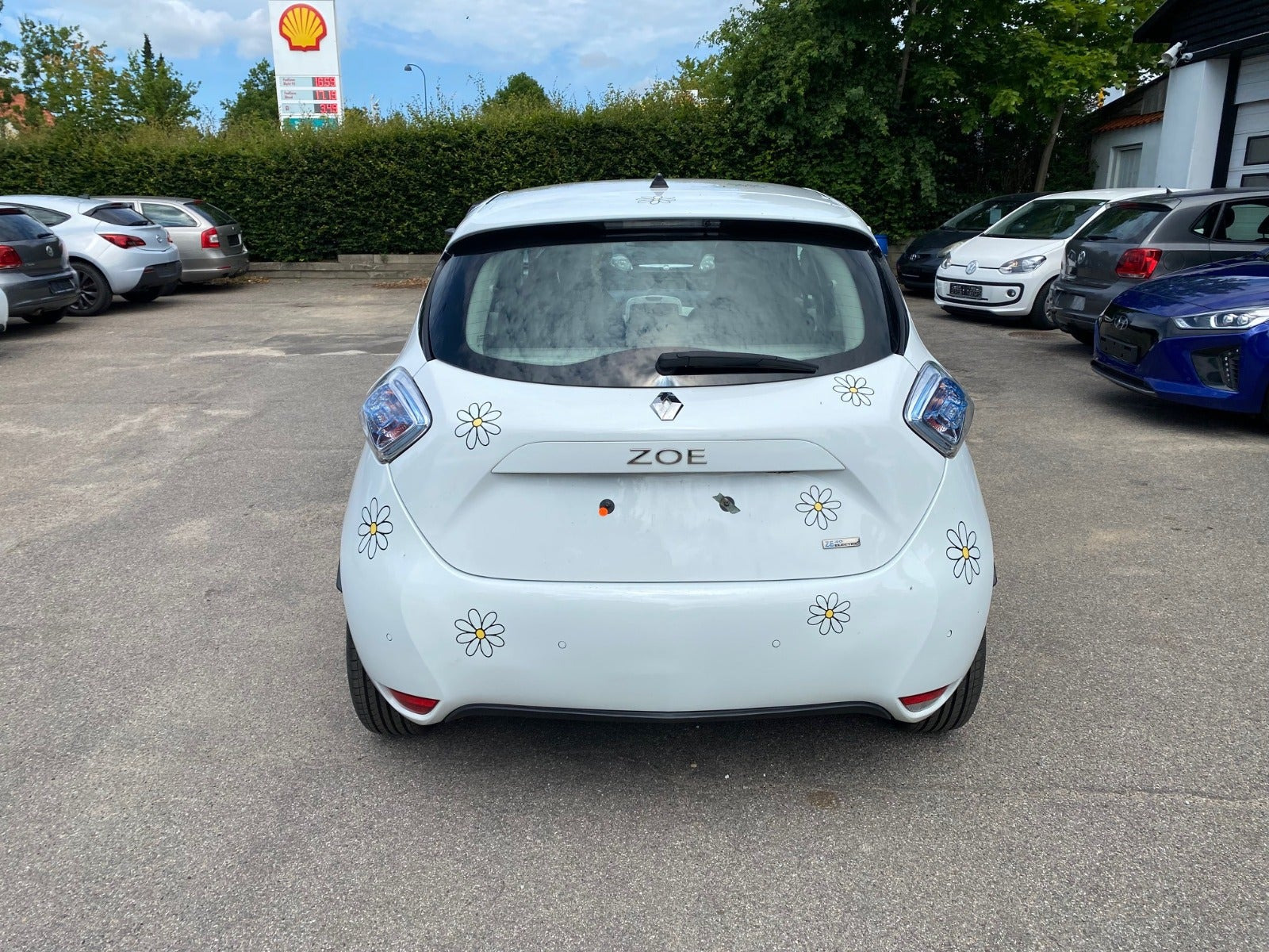 Hvid Renault Zoe fra 2019