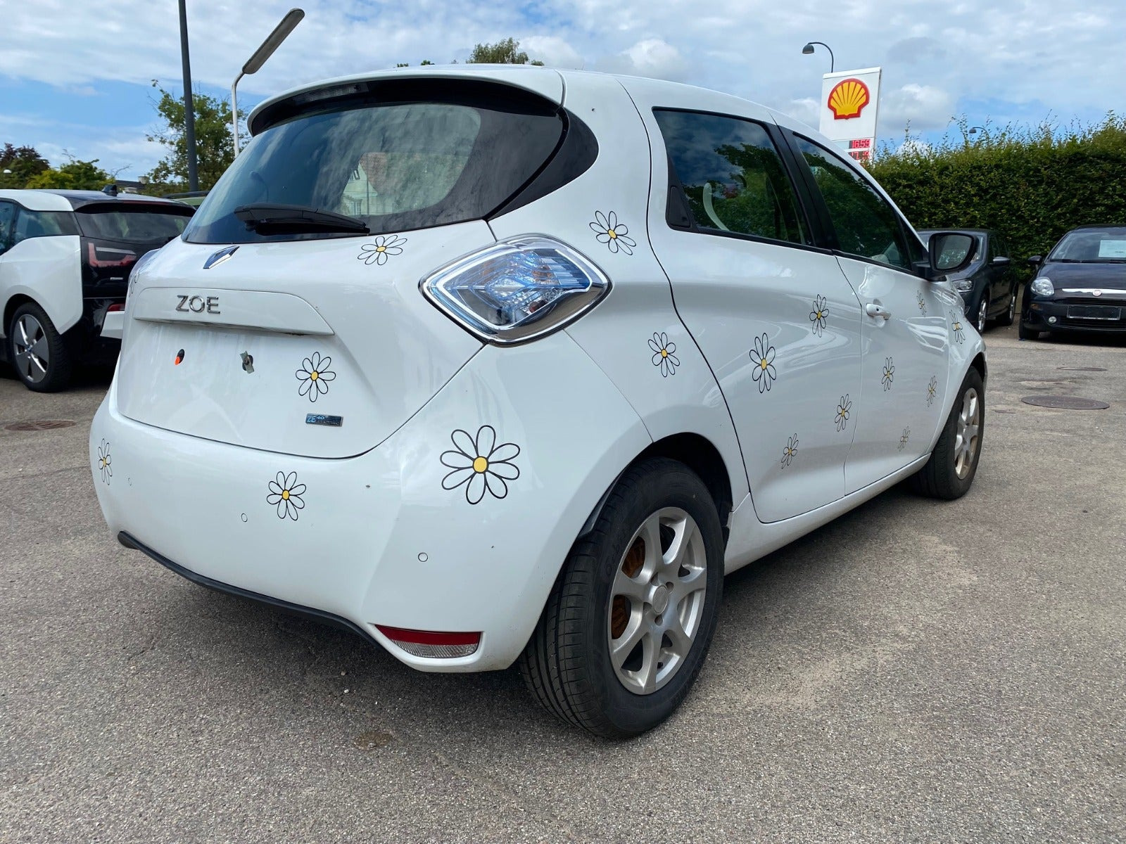 Hvid Renault Zoe fra 2019