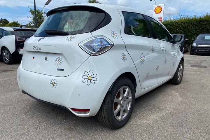 Hvid Renault Zoe fra 2019