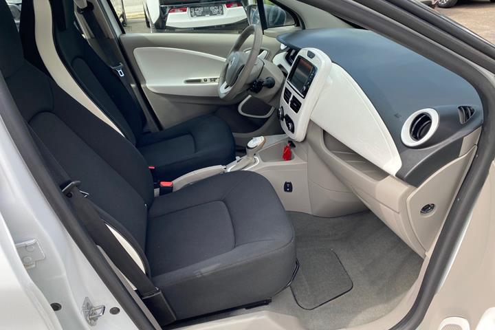 Hvid Renault Zoe fra 2019