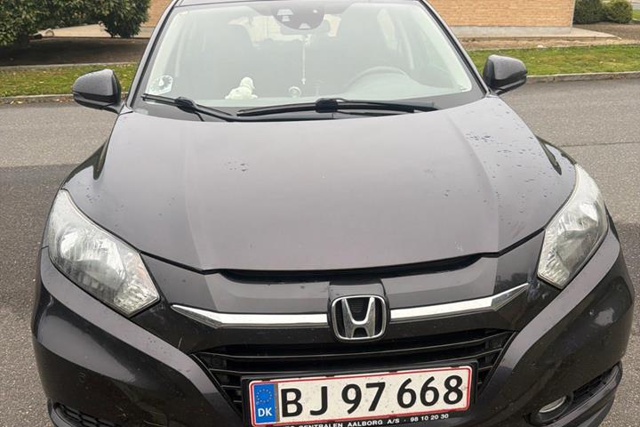 Sort Honda HR-V fra 2016 set udefra