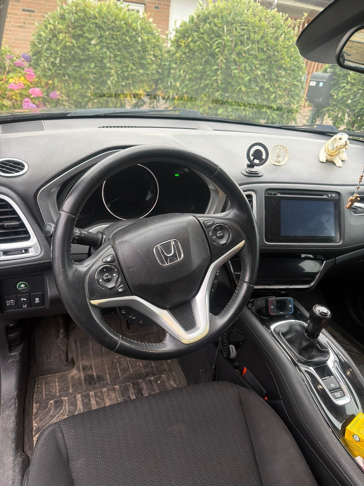 Sort Honda HR-V fra 2016 set indefra