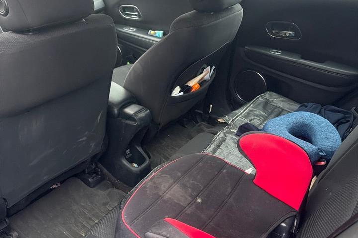 Sort Honda HR-V fra 2016 set indefra