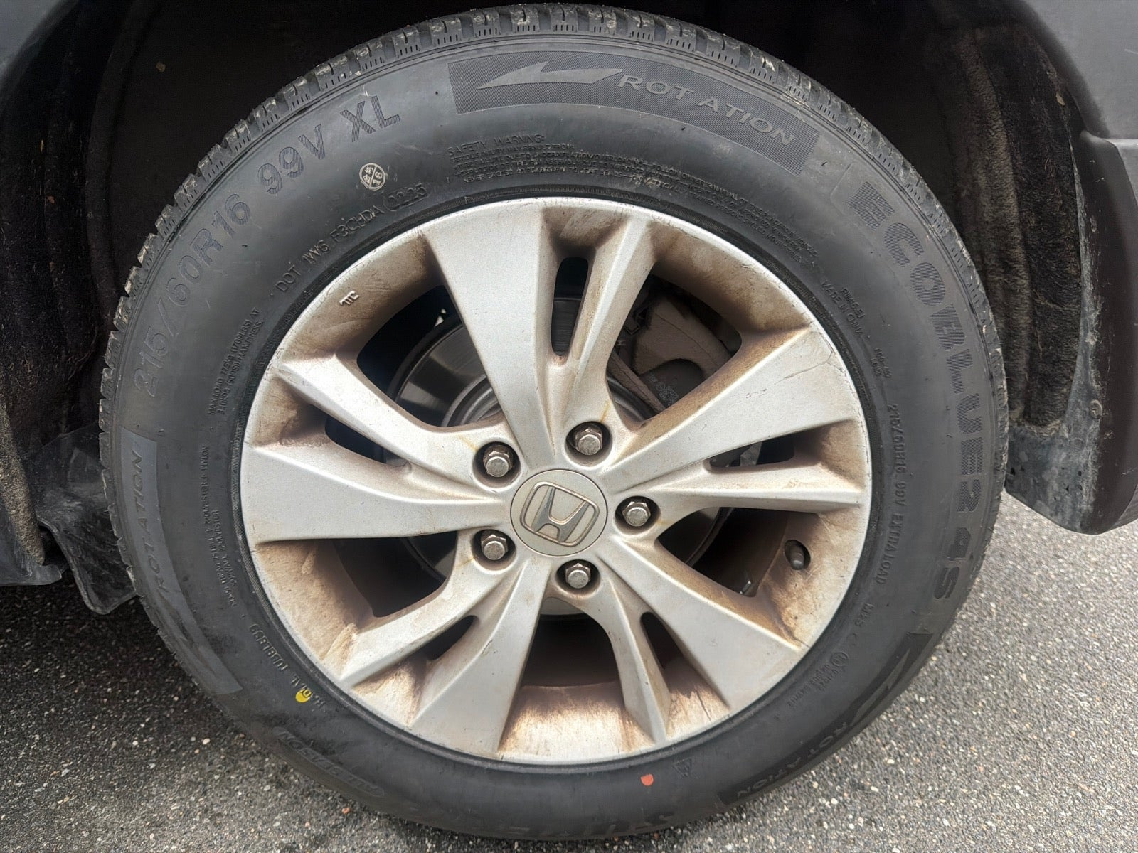 Sort Honda HR-V fra 2016 set udefra