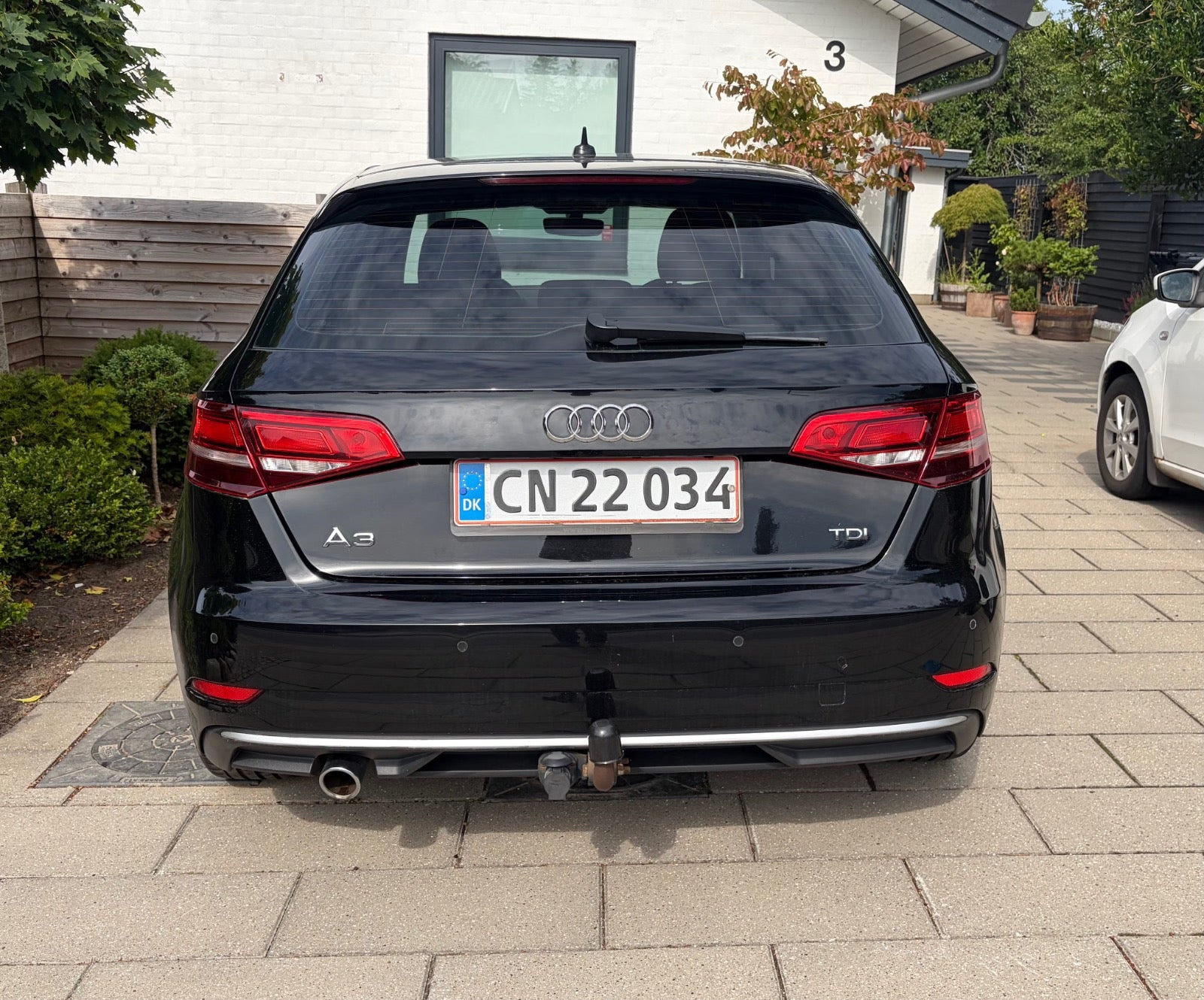 Sort Audi A3 fra 2017