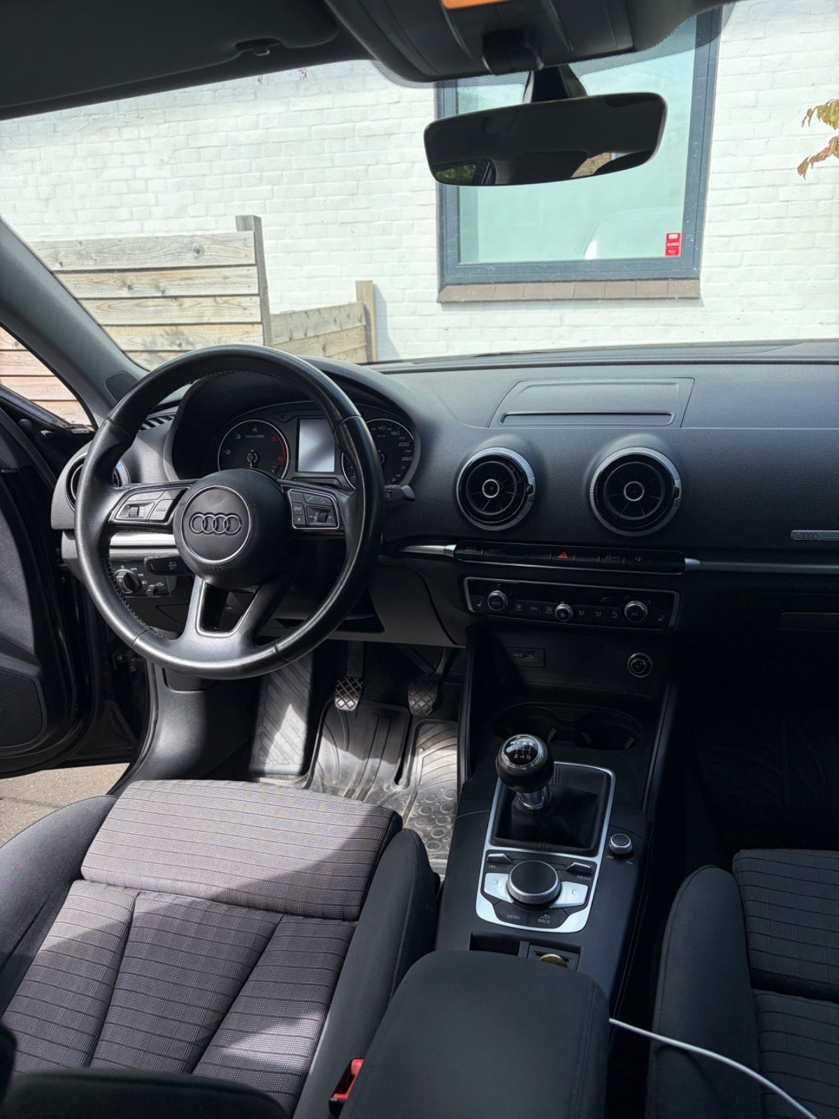 Sort Audi A3 fra 2017