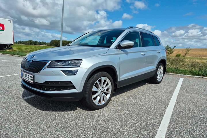 Sølv Skoda Karoq fra 2021