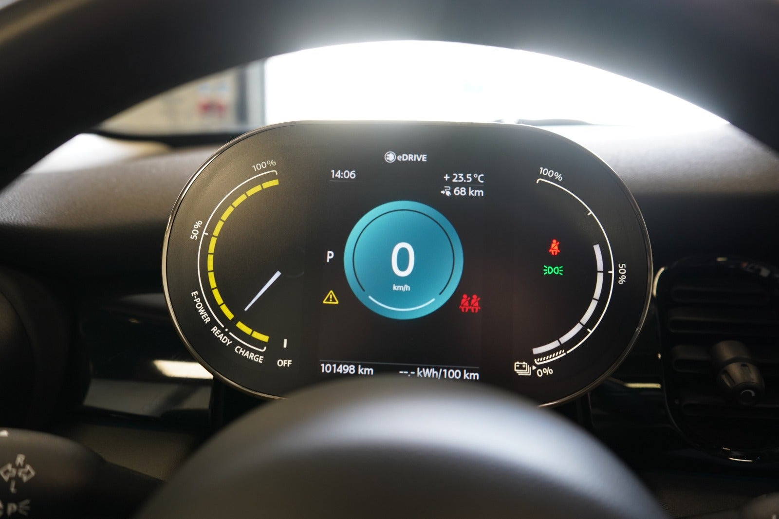 Sort Mini Cooper SE fra 2022