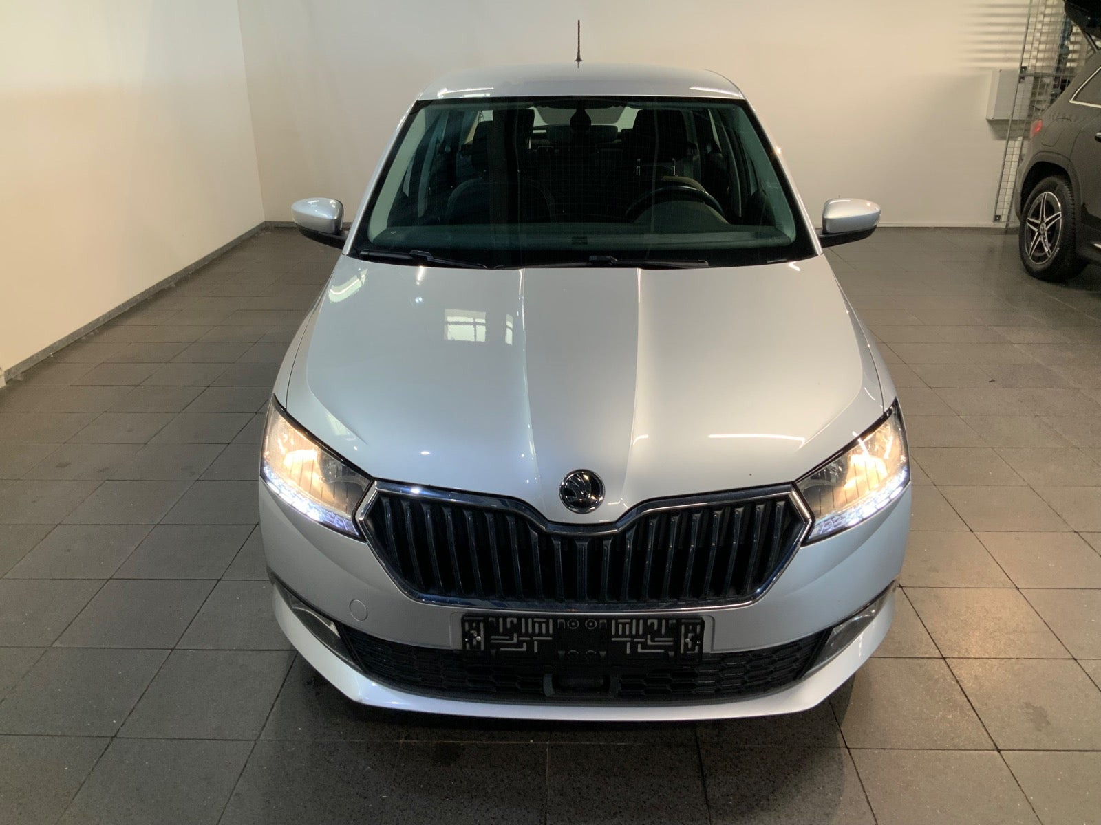 Sølv Skoda Fabia fra 2019