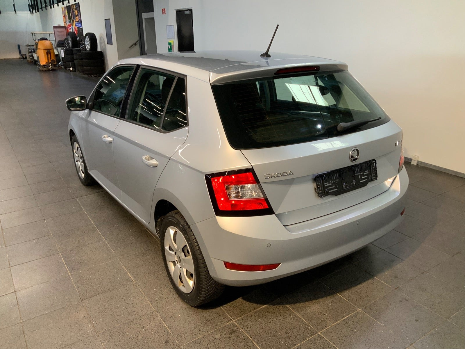 Sølv Skoda Fabia fra 2019