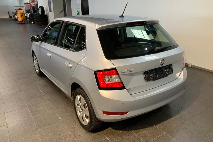 Sølv Skoda Fabia fra 2019