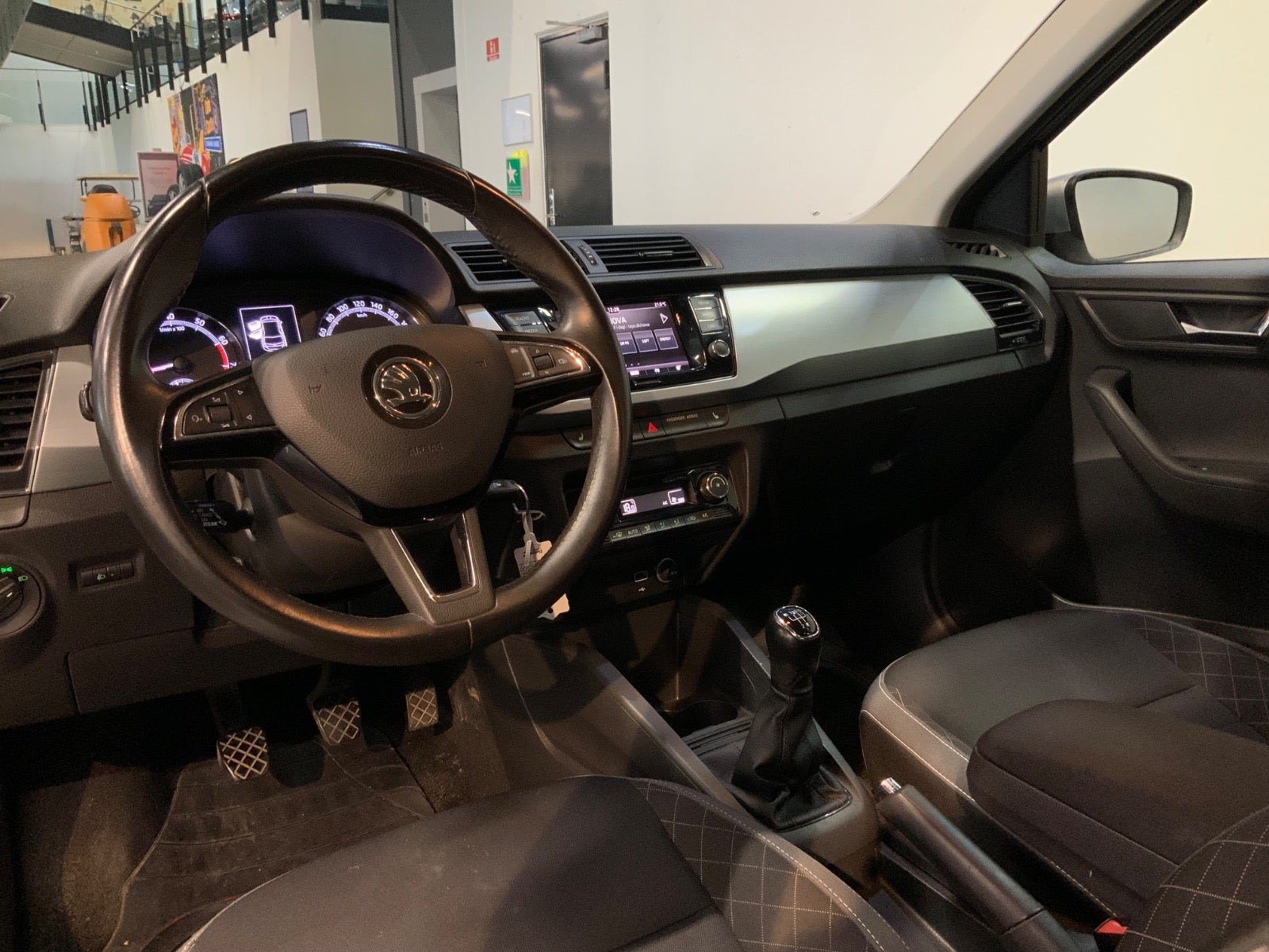 Sølv Skoda Fabia fra 2019