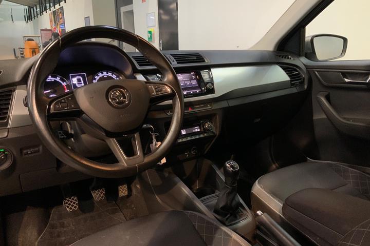 Sølv Skoda Fabia fra 2019