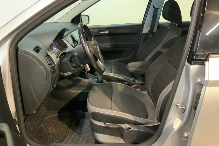 Sølv Skoda Fabia fra 2019