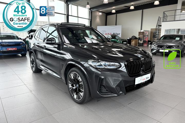 Grå BMW iX3 fra 2023