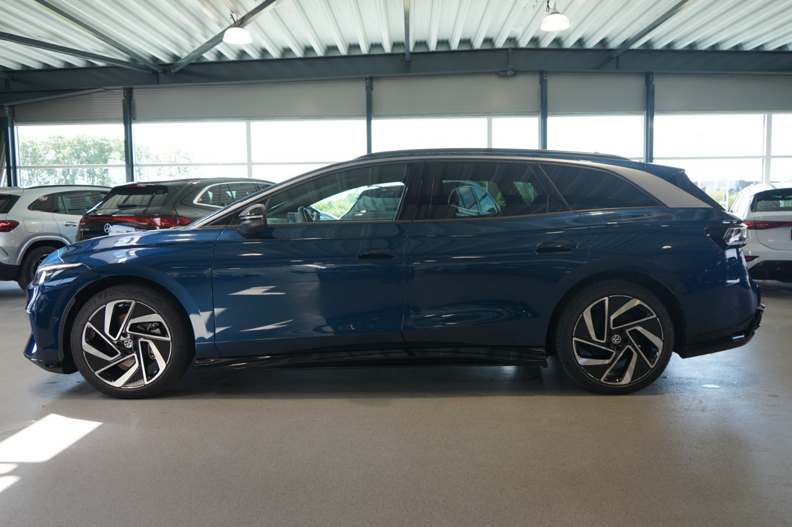 Blå VW ID.7 fra 2025