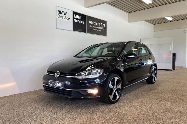 Sort VW Golf VII fra 2017