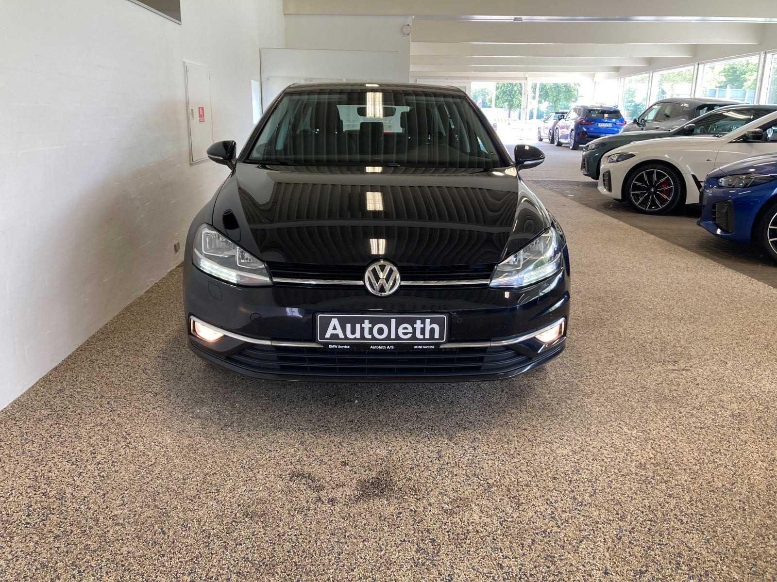 Sort VW Golf VII fra 2017