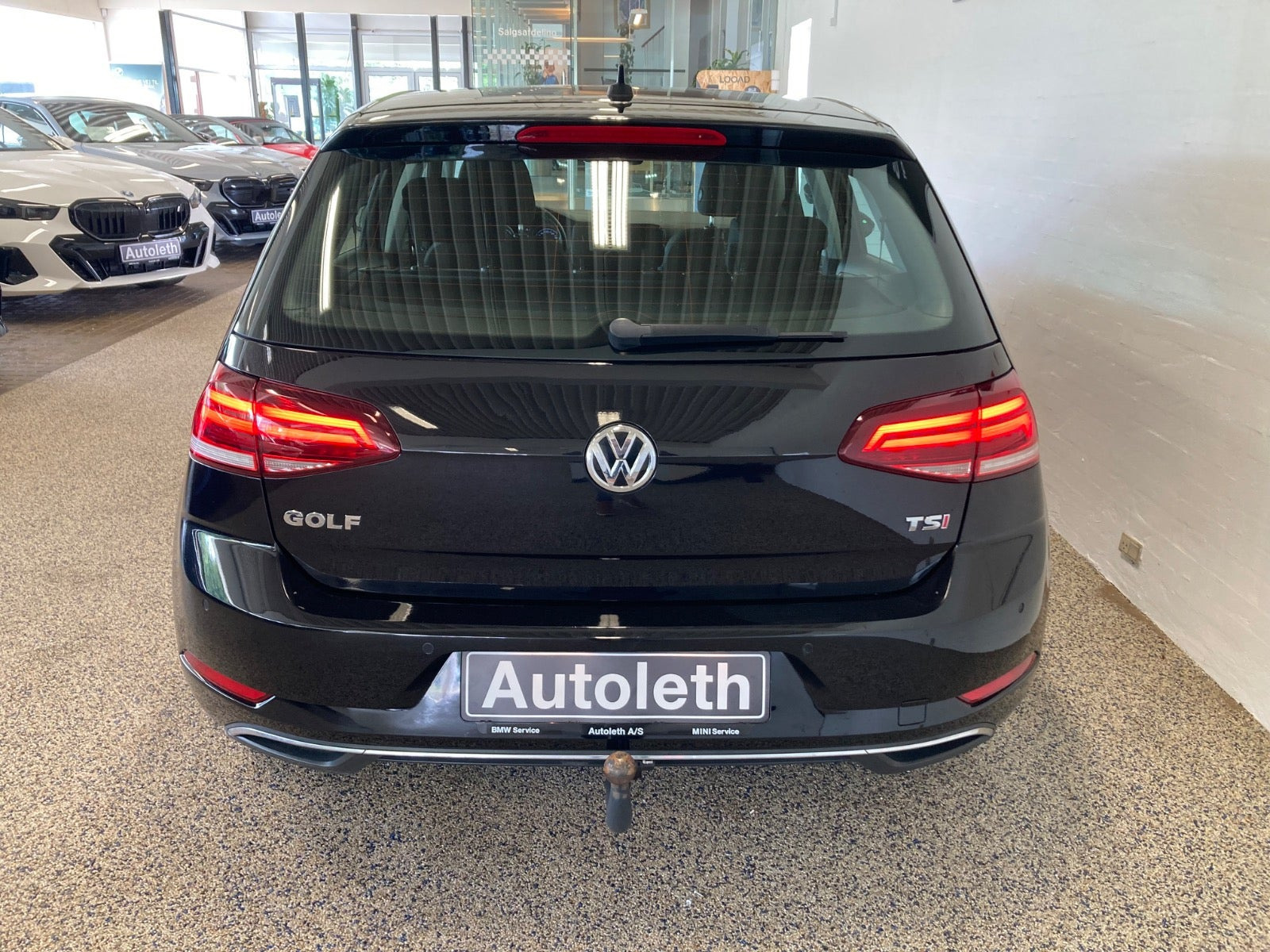 Sort VW Golf VII fra 2017