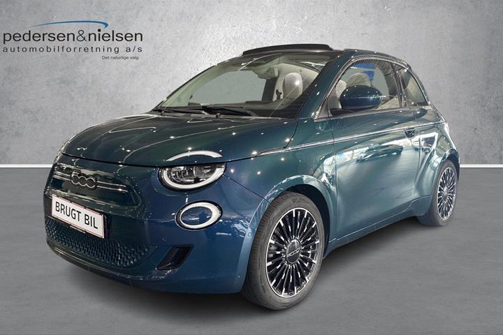 Grøn Fiat 500e fra 2022