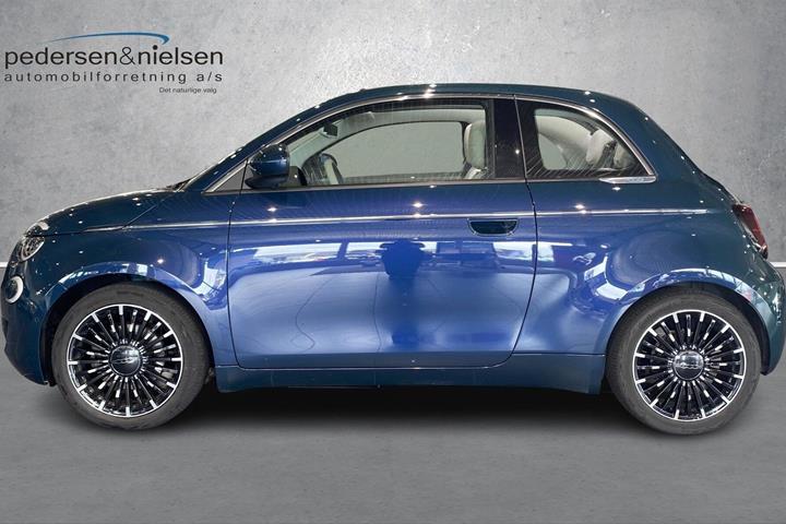 Grøn Fiat 500e fra 2022