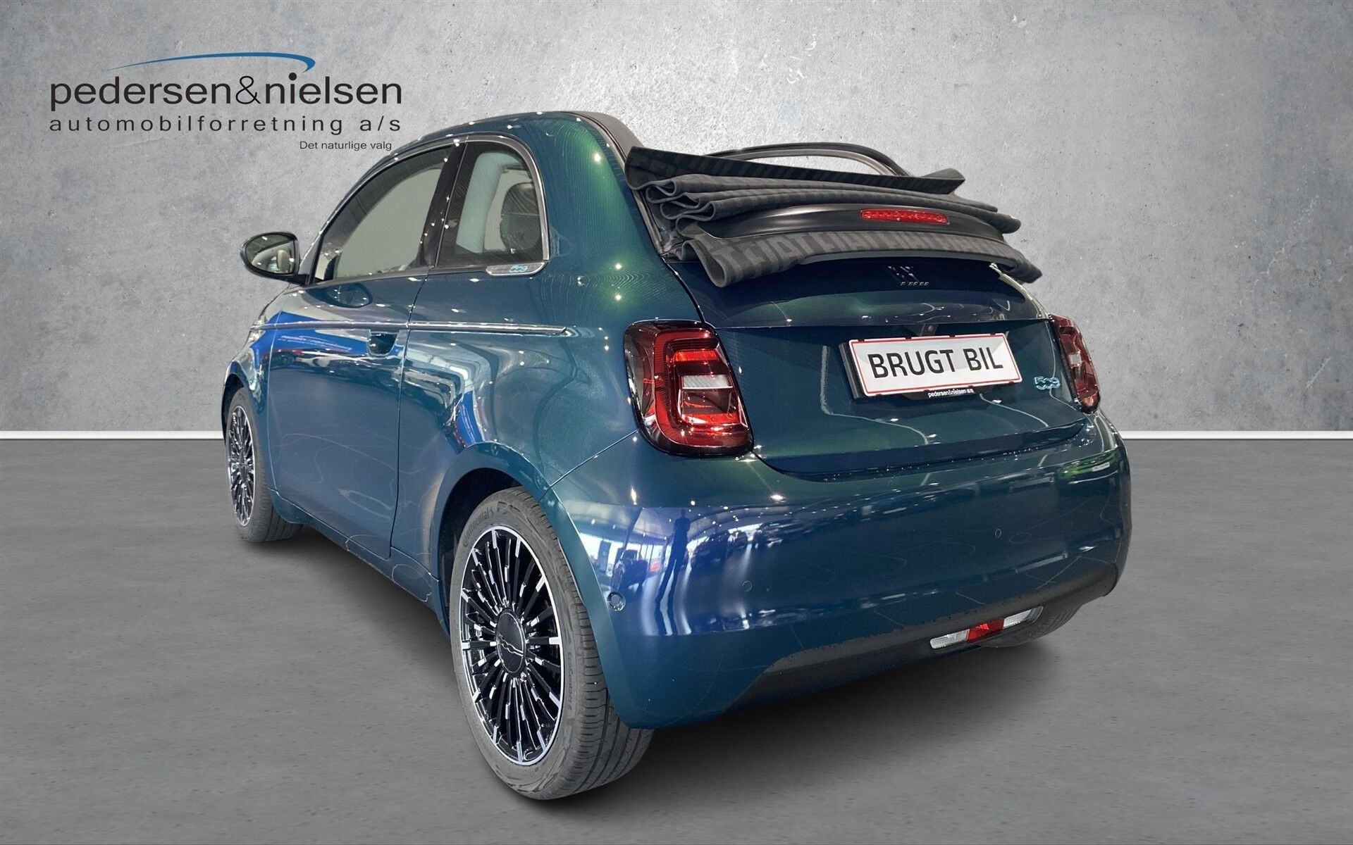 Grøn Fiat 500e fra 2022