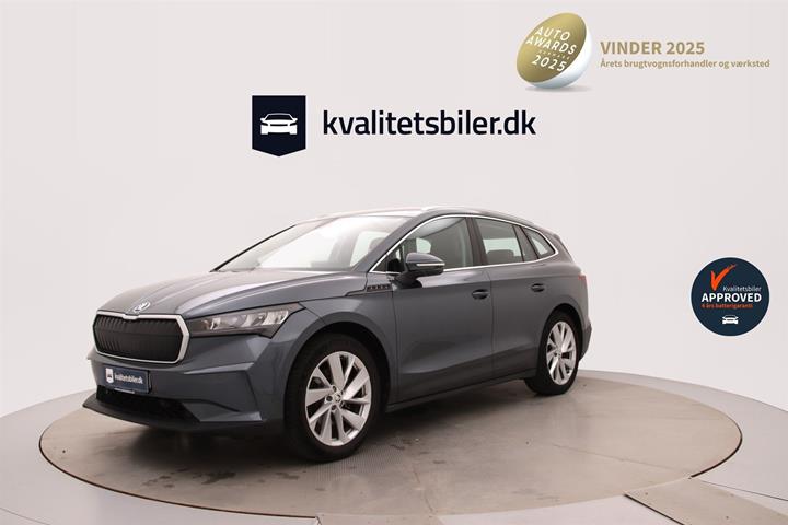 Grå Skoda Enyaq fra 2021