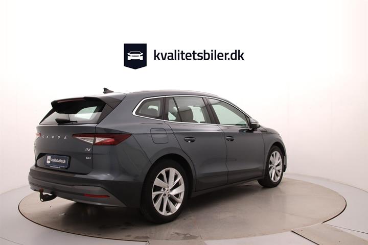 Grå Skoda Enyaq fra 2021