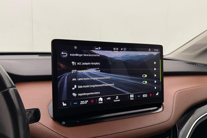 Grå Skoda Enyaq fra 2021